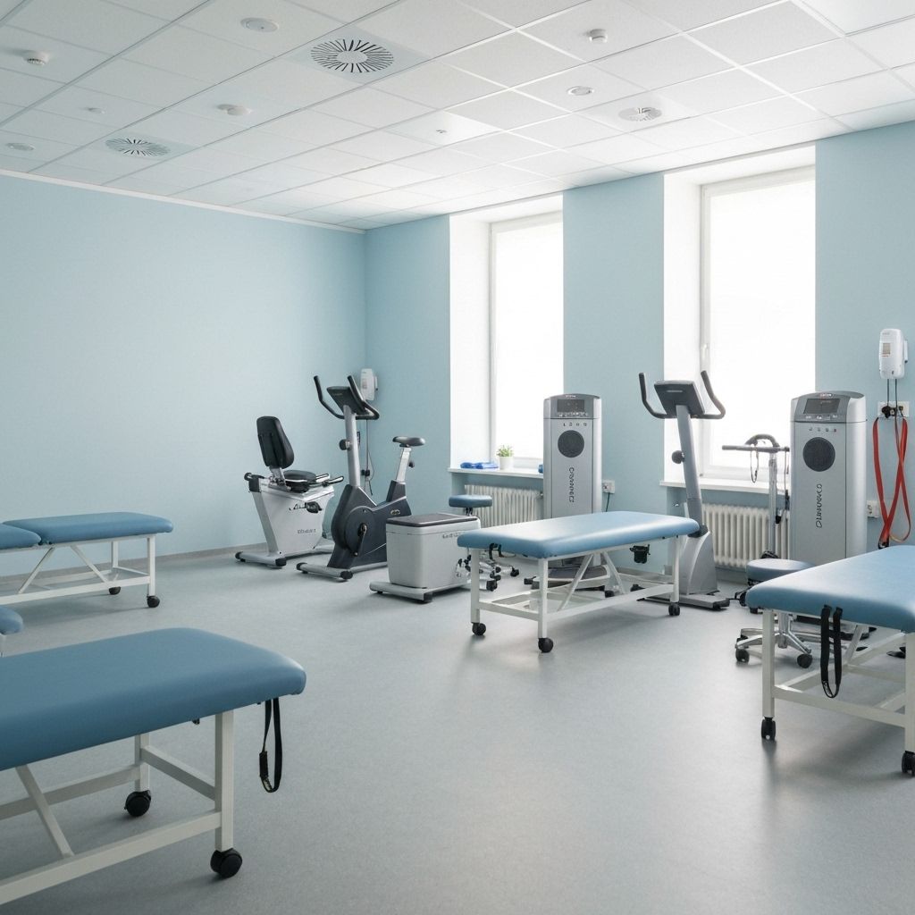 Moderne Physiotherapie-Praxis Ausstattung